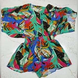Palms Away Romper - Small